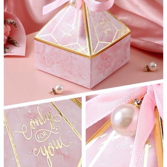 25pcs Deluxe Candy Boxes Wedding Birthday Holiday Favors Party Gifts Paper Box - Picture 3 of 5